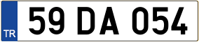 Truck License Plate